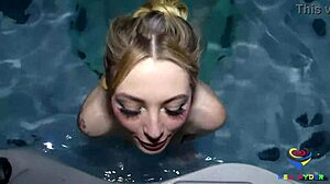 Cheating Girlfriend Sucks Monster Cock At Resort