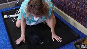 i throat fucked that blonde hard