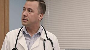 uh, i can't believe i'm cheating on my hubby with these strangers... double creampie for this nympho wife, like, pure taboo reality with the doctor and all.