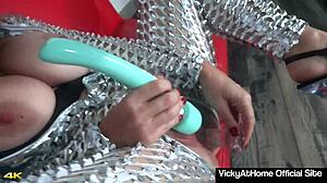 Vicky Vette's Solo Dildo Play Is So Intense! 😍