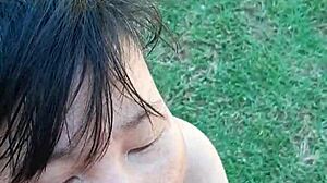 David Duk Pees In Duk's Mouth Outside, Gets Blowjob!