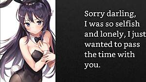 Faygrey Sakurajima Mai Dominates with Anal Crossdressing Jerk Off Instructions