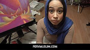 pervmuslim teen spreads legs in hijab