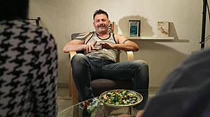 italian milf in retro threesome with taboo twist