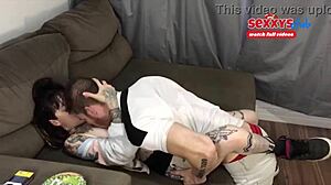 Emotional Teen 18+ In Lingerie Feels Intense Desire During Amateur Pussy Licking And Muff Diving Session