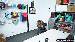 super skinny cute teen 18+ shoplifter gets fucked 😍