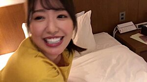 Asian Shaved Babe Uses Toys