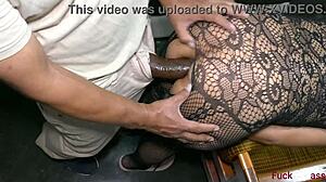 wrong hole, i asked for my pussy but they went deep in my ass instead, feeling that big black cock stretch me brutally