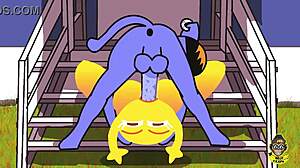 gumball fucks penny in cartoon deepthroat