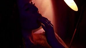 this hot tattooed girl is softly masturbating, so sexy