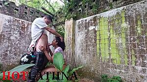 OMG, I Banged a Fan in an Abandoned House on Halloween! So Wild in Europe! 😈