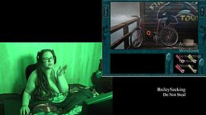 Naked deception island play through part 5! What a nude bbw brunette with piercing and tattoo reveals in fetish game