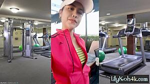 Lily Koh Solo Pussy Fucking