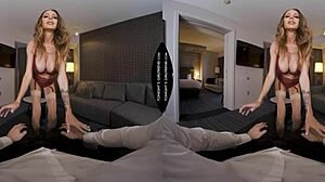 Tonight's girlfriend McKenzie Lee helps fan relax and relieve stress