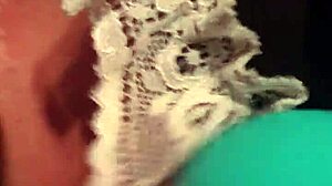 Milf In Stockings Sucks And Masturbates Outdoors On Halloween