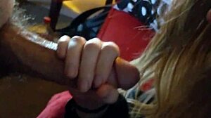 want to see a quick blowjob from a teen brunette?