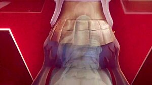 Uncensored Anime Hentai Featuring Gyaru Girl in Cosplay Anal Action