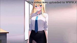 I, your mistress, command you to obay in the office and cum, slave