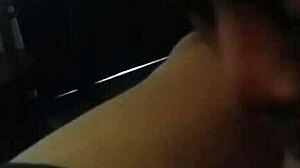 The ebony beauty knelt down to suck the black cock. She took it deep into her mouth with passion.