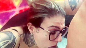 The Cuckold Went To Work, I Called My Fat Lover For A Blowjob Fantasy As His Teacher