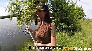 Cheating Wife Anissa Kate Films Porno in Tent for Cash