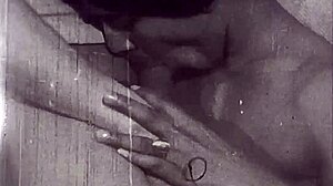 Vintage interracial asian indian pornography features retro hairy scenes