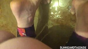 Messy Gagging Blowjob with Bunnieandthedude Squirting Hard