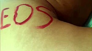 The blonde hottie cums with her favorite toy