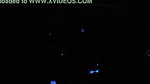 Scarlett Johnson intensely fucks in blacklight POV fetish scene.