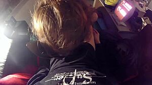 Blonde Webcam Friend Surprises with Mouthful Cumshot Orgasm