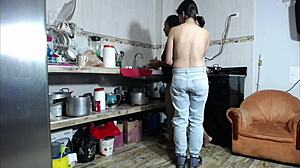 samanta and somer stop cooking because they can't hold back from fucking those latina boobs 😏🔥