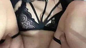 Cumshot on Petite Latina Slut