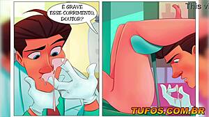 First gynecologist visit got me excited with the handsome doctor