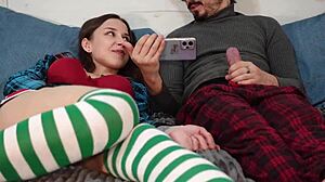 stepsister caught me watching porn, then rode me hard.