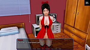 hey there, check out this complete gameplay of harem hotel part 4 with petite asian slut fucking on beach