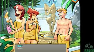 Space Rescue Episode 19: Two Nude Teens In Hydro Massage Fantasy
