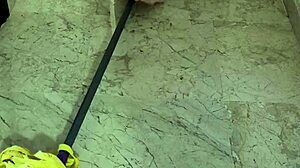 Coolmarina Mature Surprised on Hot Floor Acting Like a Bitch