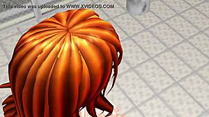 oh man i love this mmd with the red hair elf girl she's so cute ya know