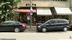 Blonde Gagged and Bound Publicly