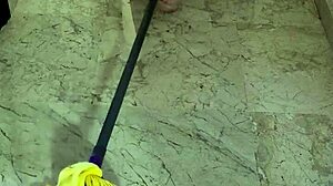 Coolmarina Mature Surprised on Hot Floor Acting Like a Bitch