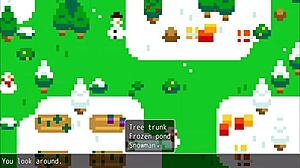 poppy from lol covered in cum for christmas hentai game