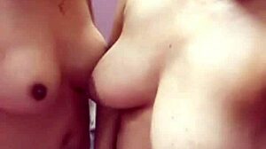 Feeling excited about the nice boobs on display, they make me smile with joy.