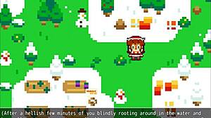 poppy from lol covered in cum for christmas hentai game