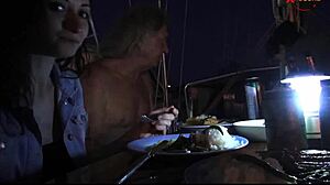 Intense Night Vision Sex Session