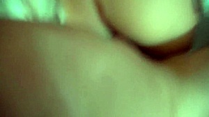 sexy slut with shaved pussy fucks hard