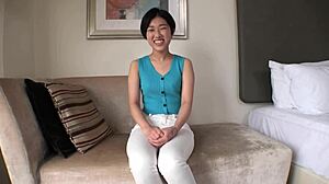 First-Time AV Shoot with Intense Pounding and Squirting Orgasm