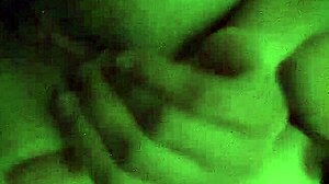 the latina teen brunette masturbates alone at home with her small tits exposed