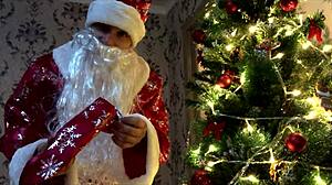 Bad Santa Claus Wishes Merry Christmas Happy New Year With Dirty Talk Gay Cum!