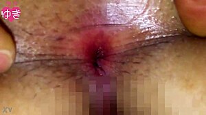 Asian Ass Spread Wide for Intense Masturbation Pleasure