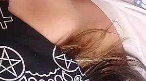 intense blindfolded blowjob with old partner